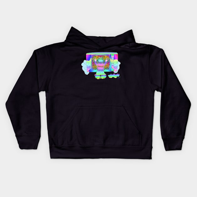 They're Heeee'reeee Kids Hoodie by schockgraphics